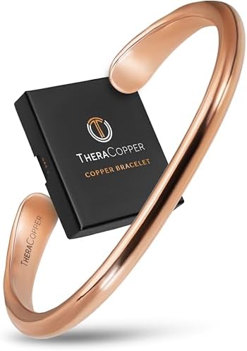 TheraCopper - Copper Bracelet for Men and Women - 100% Pure Copper - Uncoated Raw Tibetan Bracelet - Handmade, Solid, Authentic
