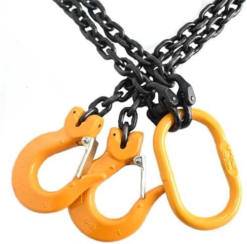 鳳ワークス_KITO_4点吊_新型_2.4ton用_完品_6㎜×3M_チェーンスリング_