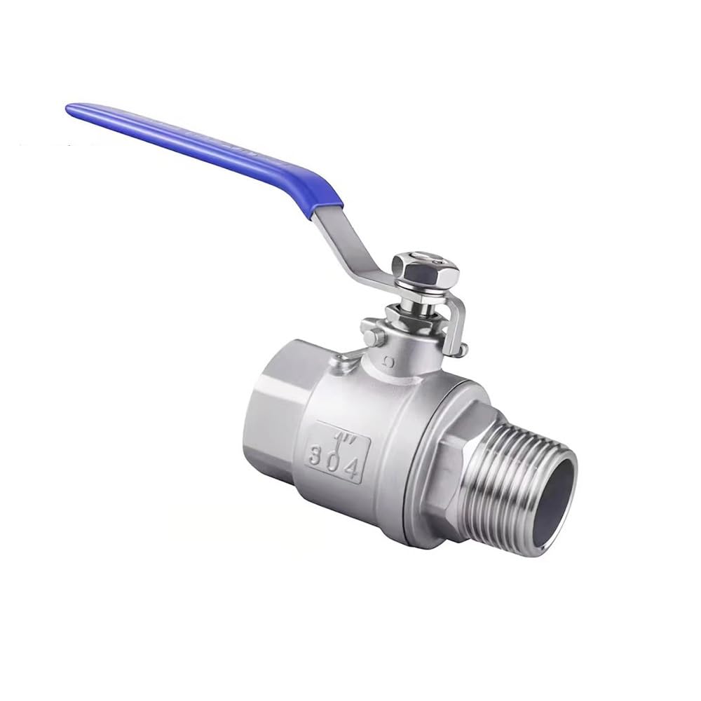 Zawór Kulowy Z Gwintem BSP 1/2", 3/4", 1", 1-1/4", 1-1/2", 2". Konstrukcja SS304. Do Linii Wodnych I Powietrznych. 1 Szt(2")