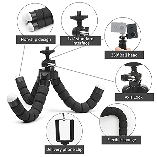 Monopode portable SCRUBY en éponge noir pour trépied stable - 4