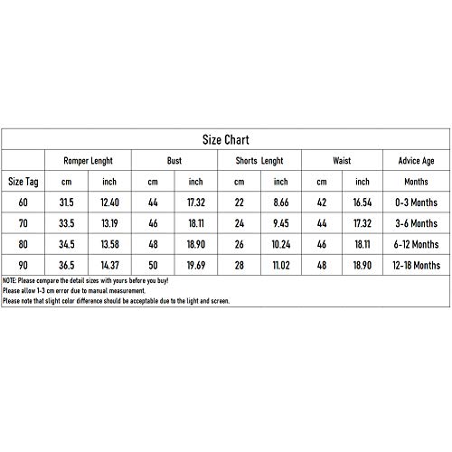 Image of Easisim 3pcs Newborn Baby Girls Shorts Set Cotton Sleeveless Romper Jumpsuit Bodysuit +Pants Shorts+Headband Outfit Set