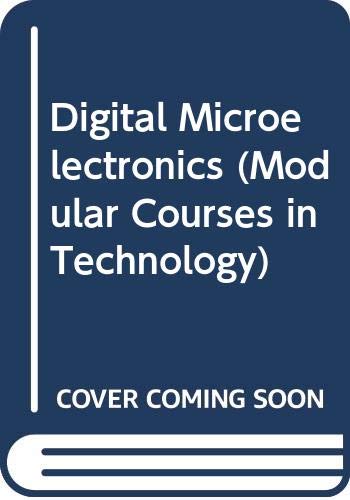 Amazon | Digital Microelectronics (Modular Courses in Technology S ...