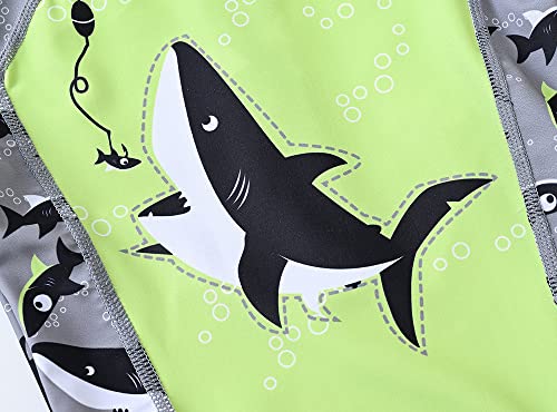 Toddler Baby Boys' Swimwear One Piece UPF 50+ Swimsuit Boy Lovely Cartoon Prints Bathing Suit3