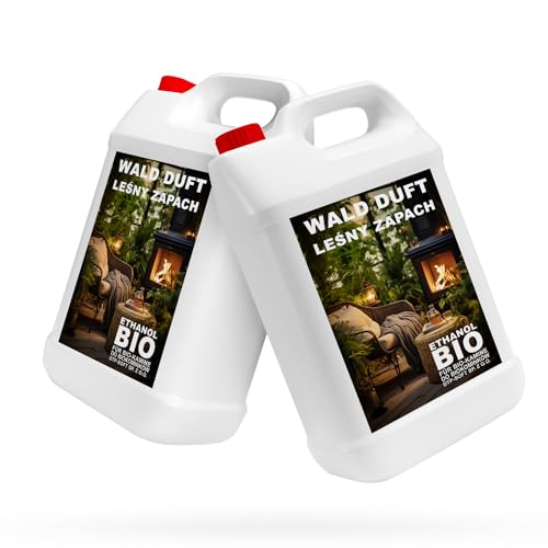 2X5 Liter Bioethanol Premium 100% fürAlkohol für Kamin...