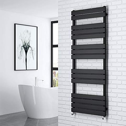NRG 1600x600 Black Heated Towel Rail Cover