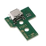 Anzahl der Pins: 12 USB Ladeanschluss Buchsenleiste Ladebuchse Platine Jds-030 für PS4 Controller