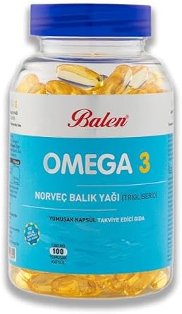 BALEN Omega 3 Norwegian Fish Oil (Triglyceride) 1380 mg*100 Soft Capsule