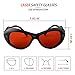 UpaClaire Laser Goggles Safety Glasses 190nm-540nm Professional Protective Glasses for 405nm,445nm, 532nm Laser and Violet/Blue/Green Laser Safety Goggles 450nm