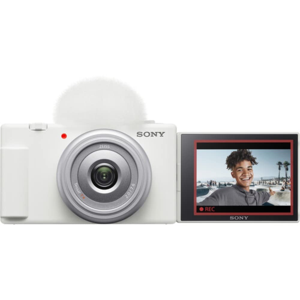 Amazon.com : Sony ZV-1F Vlogging Camera | White Bundle with 64GB