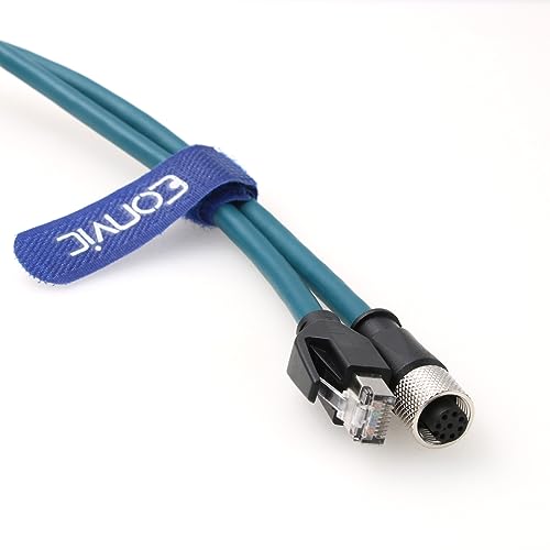 Cable Ethernet M12 8 Pin a RJ45 Cat-7e 1 m miniatura 2