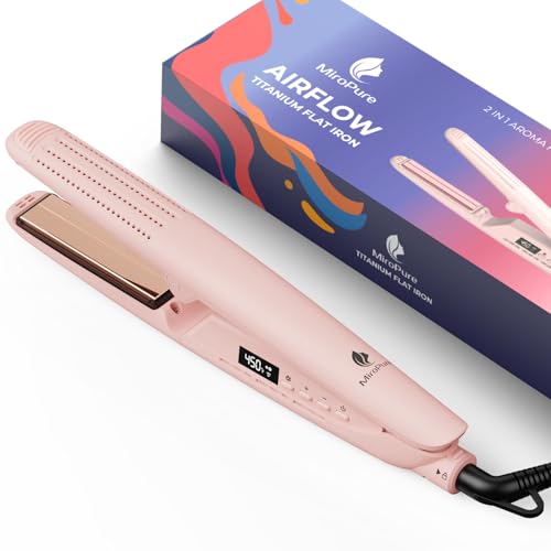Plancha de Pelo 2 en 1 MiroPure Titanio con 13 Temperaturas miniatura 1