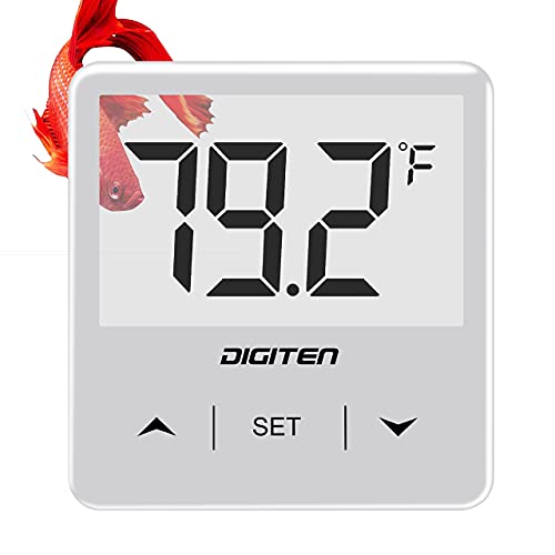 Thermomètre d'aquarium numérique LCD DIGITEN pour terrarium de reptiles et tortues