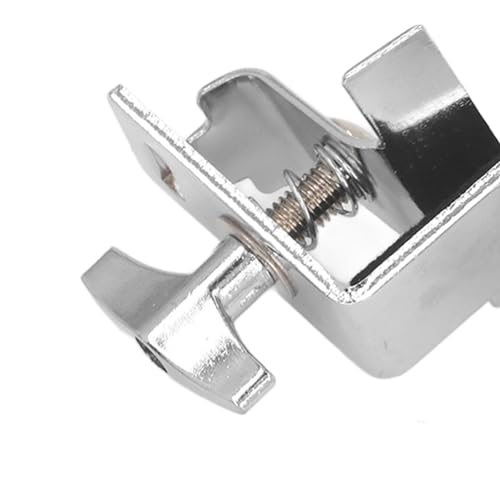 Abrazadera de cencerro para aro de bombo de acero inoxidable con soporte ajustable de altura para bateristas, músicos profesionales y principiantes miniatura 2