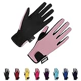 Amoy Kids Horse Riding Gloves Children Equestrian Horseback Gloves Boys & Girls Youth Outdoor Mitts...