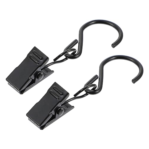 ULTECHNOVO 50Pcs Simple Curtain Clamps Hook Clips for Easy Curtain Hanging Clips for Drapes Backdrop Clamp Accessories for Home Hotel Restaurant and Event Decor