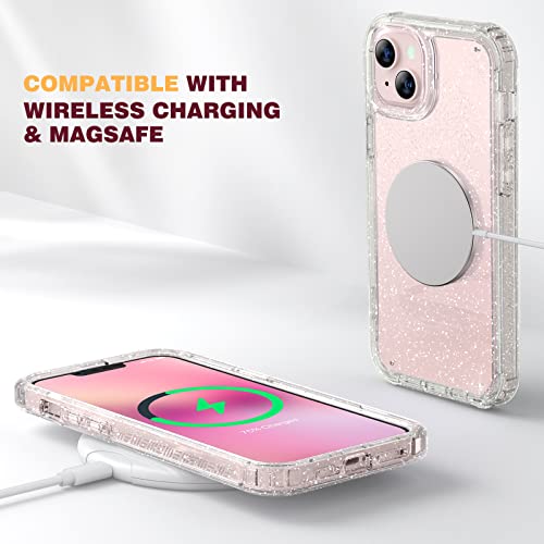 image for Diaclara Designed for iPhone 13 Case, Full Body Rugged Case with Built