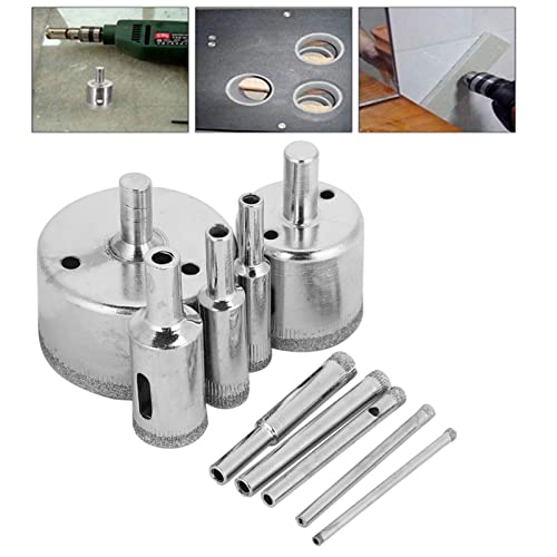 Set de brocas para vidrio de 10 piezas 3-50 mm miniatura 4