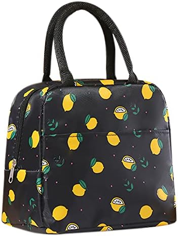 Insulated Lunch Bag Tote Bag For Women Wide Open Insulated Cooler Bag Water-Resistant Thermal - View #8