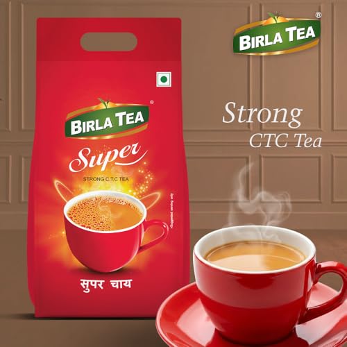 Image of Birla Super Premium CTC Tea | Strong Kadak Chai with Refreshing Taste | Assam Black Tea | Loose Leaf | 1kg