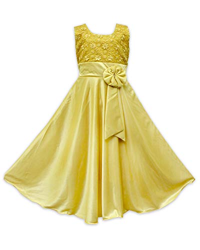 Image of Girl's Column Midi Dress