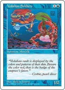 Amazon Co Jp 英語版 第5版 Fifth Edition 5ed ヴォーデイリアの兵士 Vodalian Soldiers マジック ザ ギャザリング Mtg ホビー 通販