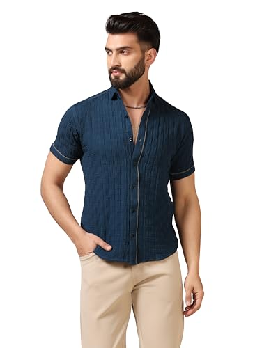 Image of TOPLOT Men's Regular Fit Casual Shirt