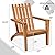 Giantex Adirondack Chair Set of 2 Acacia Wood Outdoor Chairs, 350 lbs Weight Capacity, Weather Resistant Campfire Chairs for Lawn Seating, Garden, Poolside, Balcony, Patio Adirondack Lounger