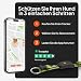 Weenect Hund XT - NEUES GPS-Halsband für Hunde | XL-Antenne | Wasserdicht | Hyperresistentes integriertes Julius-K9 Halsband Gelb Abonnement erforderlich