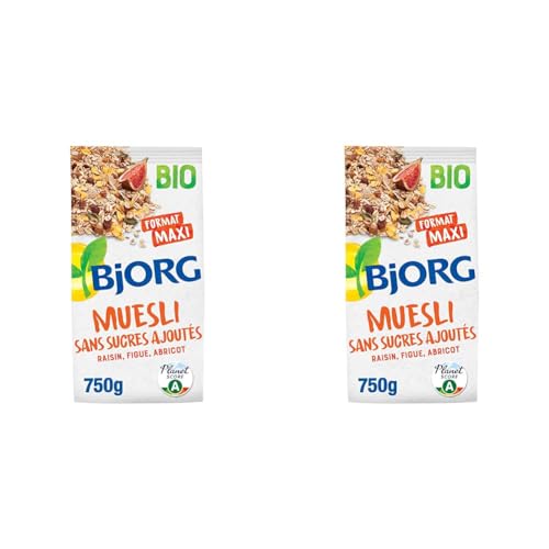 BJORG Muesli Bio Raisin, Figue, Abricot 750g