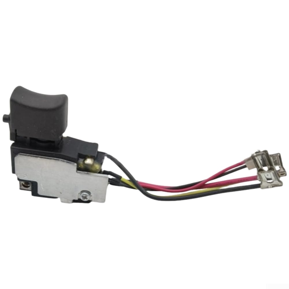 Interruptor de repuesto 651363-3 para BTD043 BTD063 DTD043 DTD043 herramienta eléctrica pieza de gatillo de plástico negro botón de encendido y apagado compatible con taladro