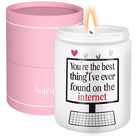 Aujzoo Lavender Scented Candle Gift Cover