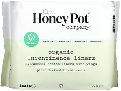 Organic Cotton Cover Non-Herbal Incontinence Pantiliners with Wings