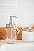 Nicole-Rhea Foaming Mason Jar Soap Dispenser (Includes Satin Brushed Soap Pump, Lid and Clear Ball Brand Glass Mason Jar) Model 10-101SC