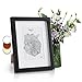 Price comparison product image Casa Chic Picture Frames, 28x23 cm Photo Frame, Standing/Wall Mounted Photo Frames For Home & Office, Vertical/Horizontal Display, Real Glass & Wood, Passepartout Poster Frame, Picture Frame