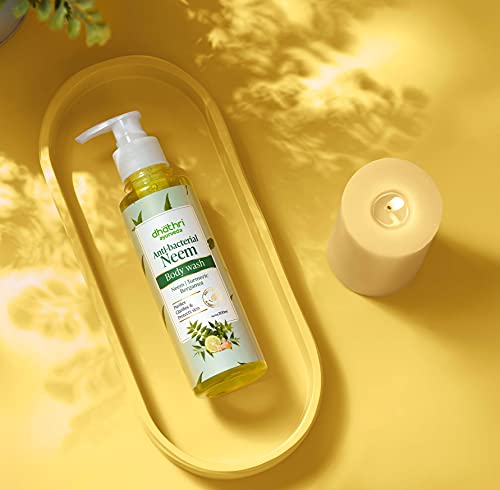 Image of Dhathri Ayurveda Anti-Bacterial Neem Body Wash - Pack of 2 (2 x 200 ml)