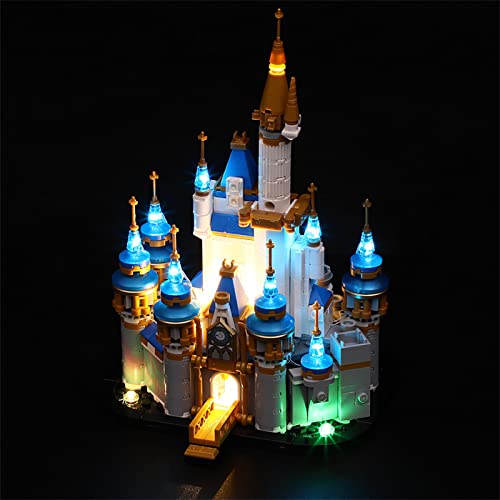 BSSW LED Lichtset für Lego 40478 Disney Mini Castle Set, Lego 40478 kompatibel, Set ohne Lego – Bild 4