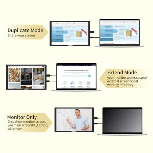 Image of ANDYCINE N10 10.1inch 1920x1200 Touchscreen HDMI Monitor with Build-in Speakers 75mm Vesa, H /V Rotation Mirror Function Support HDCP Teleprompter Monitor Compatible for for Laptop,PC,Game Consoles