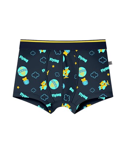 Image of KYDA KIDS Boys Cotton Blend Regular Fit Printed Trunks | Supersoft Elastic Waistband Underwear | Breathable Kids Innerwear Multicolor Combo (Pack of 3)