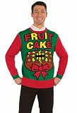 Forum Novelties Adult Fruit Cake Ugly Christmas Sweater