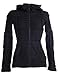 Produktbild Vishes - Alternative Bekleidung - Damen Patchwork Jacke mit Cutwork und Zipfelkapuze schwarz-uni 40