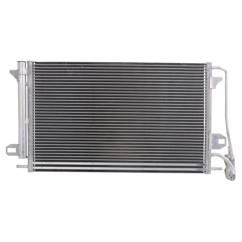 Image of TRQ A /C Condenser and Receiver Drier Assembly Compatible with 06-09 Ford Fusion 10-12 Fusion V6 3.5L 07-12 Lincoln MKZ Base Model 06 Lincoln Zephyr 06-09 Mercury Milan