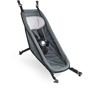 Croozer Uniseks kinderzitje voor volwassenen, grijs/blauw, eenheidsmaat