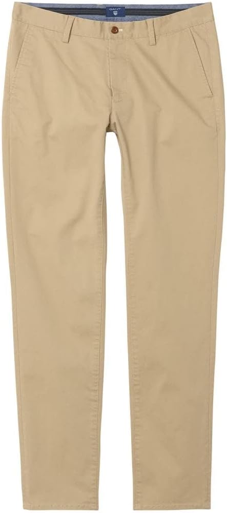 GANT Men 1501356-248 Hallden Slim Fit Tech Prep Chinos
