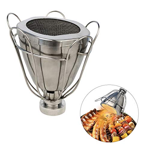 Barbecue Torch Attachment Stainless Steel Culinary Torch Attachment Cooking Searing Grill Chef Blowtorch