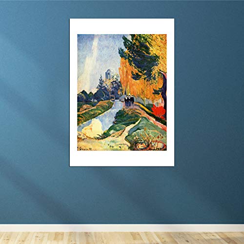 Décoration murale Paul Gauguin Chemin coloré grand format papier mat