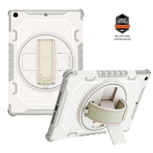 Étui iPad Pro 12.9 gris en silicone rigide avec support et sangle - 2