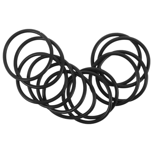 Vaguelly 12 Piezas de Bandas Elásticas de Goma Antivibración para Micrófono de Condensador Soporte Antideslizante para Estudios y Transmisiones