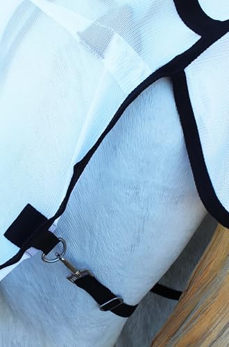 Image of 84 inch Horse Mesh Light Weight Summer Sheet Spring Airflow White 73408B