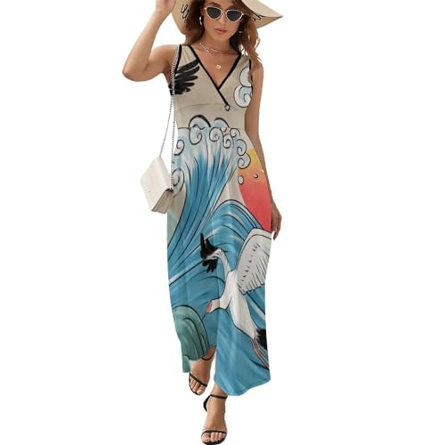 Robe de Plage Maxi à Peinture Aquarelle : Votre Alliée pour les Vacances