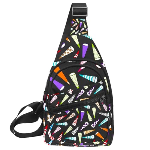 Bolsa de hombro triangular y mochila cruzada para mujer y hombre